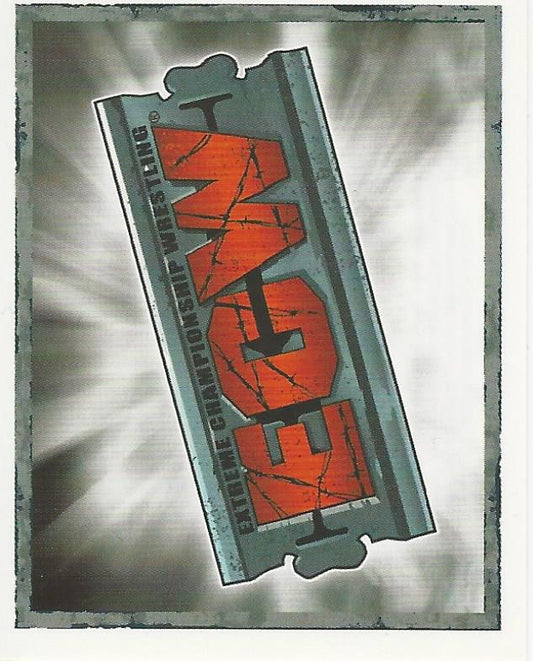 WWE Merlin Heros Stickers 2008 ECW Logo #3