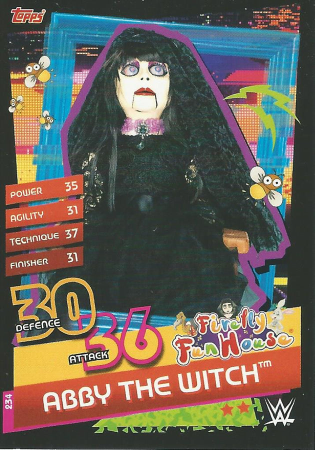 WWE Topps Slam Attax Reloaded 2020 Abby the Witch #234