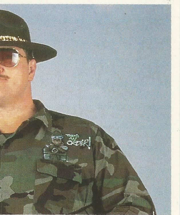 WWF Merlin Stickers 1992 Sgt Slaughter #233