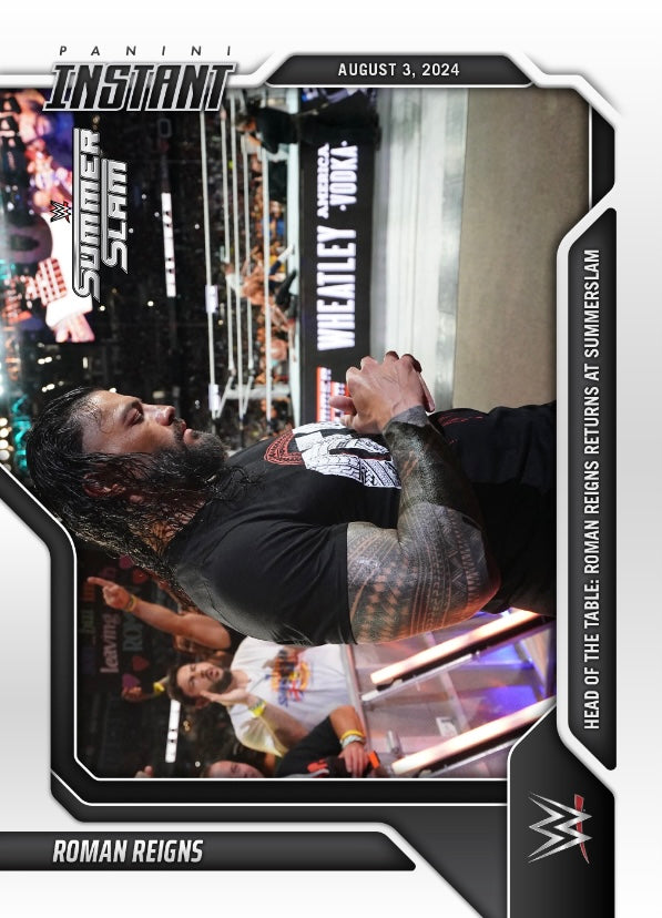 Roman Reigns – Head of the Table: Roman Reigns Returns at Summerslam trading card PW Catalog