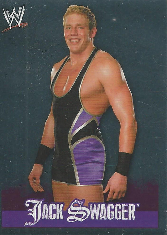 WWE Topps Rivals 2009 Stickers Jack Swagger Foil #234