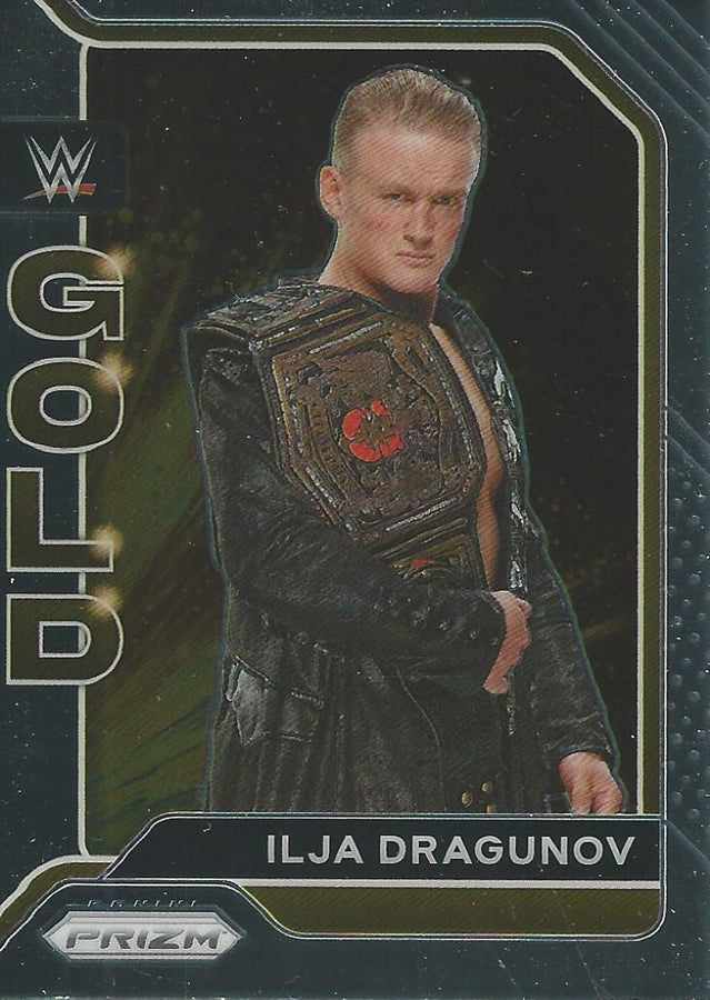 WWE Panini Prizm 2022 Gold Ilja Dragunov #17