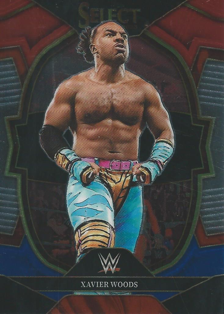 WWE Panini Select 2023 Red/Silver/Blue Xavier Woods #84