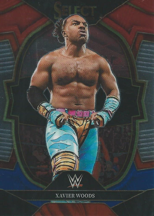 WWE Panini Select 2023 Red/Silver/Blue Xavier Woods #84