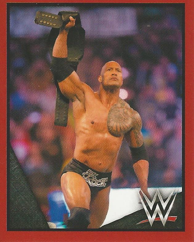 WWE Topps Then Now Forever 2016 Stickers The Rock #234