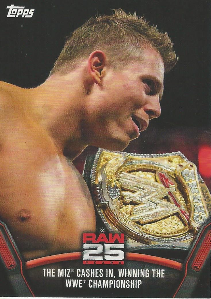 WWE Topps Then Now Forever 2018 The Miz Raw-34 trading card PW Catalog