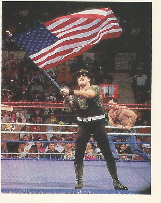 WWF Merlin Stickers 1992 Sgt Slaughter #235
