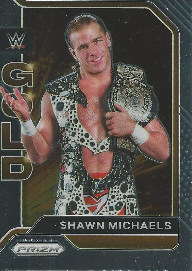 WWE Panini Prizm 2022 Gold Shawn Michaels #19