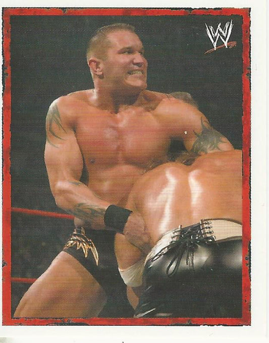 WWE Merlin Heros Stickers 2008 Randy Orton #6