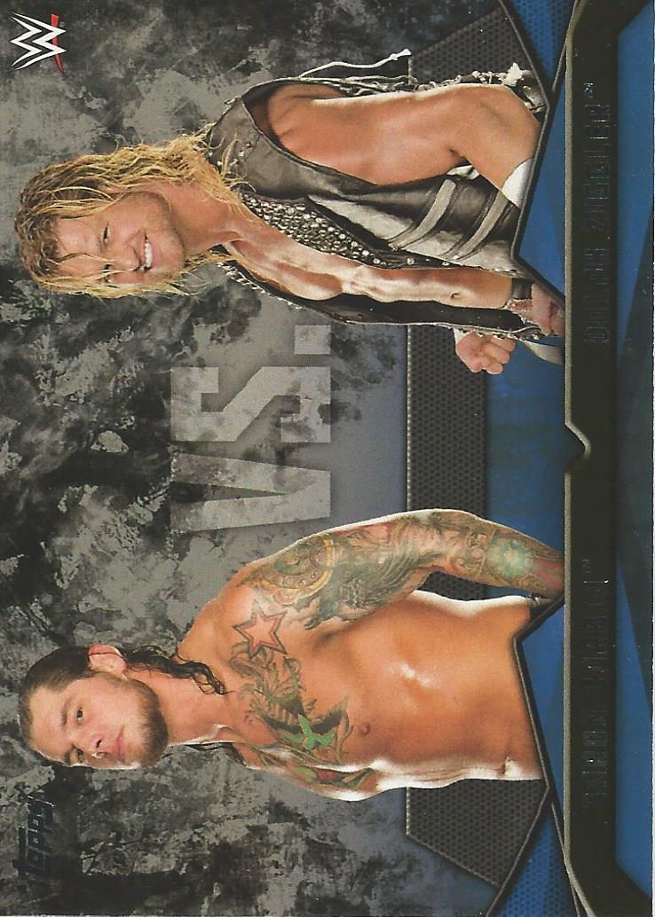 WWE Topps Then Now Forever 2016 Baron Corbin vs Dolph Ziggler #15