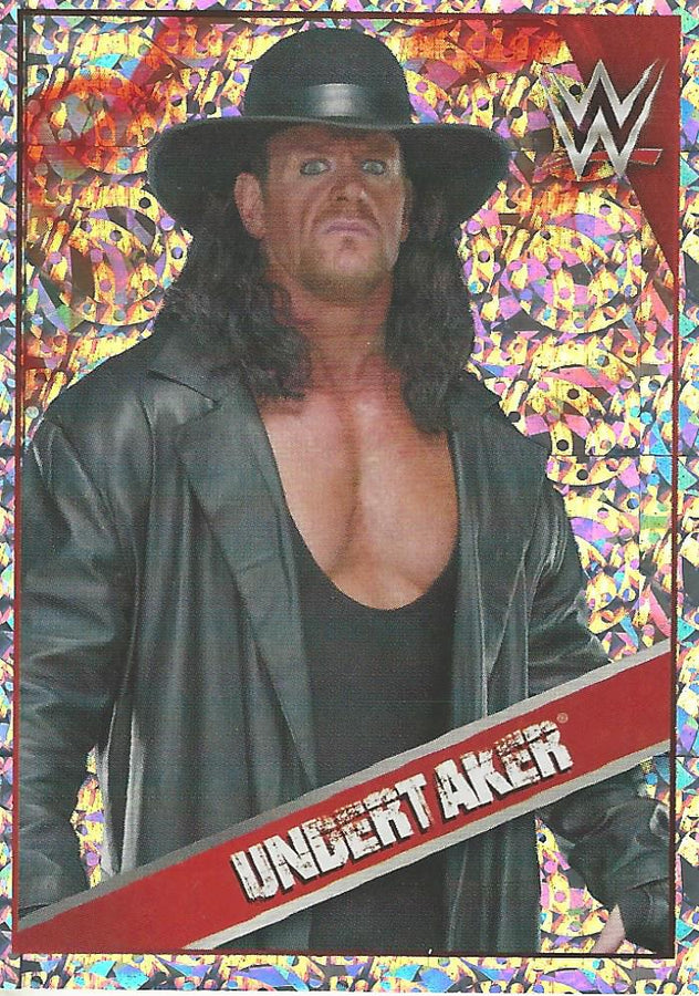 WWE Topps Then Now Forever 2016 Stickers Foil The Undertaker #235