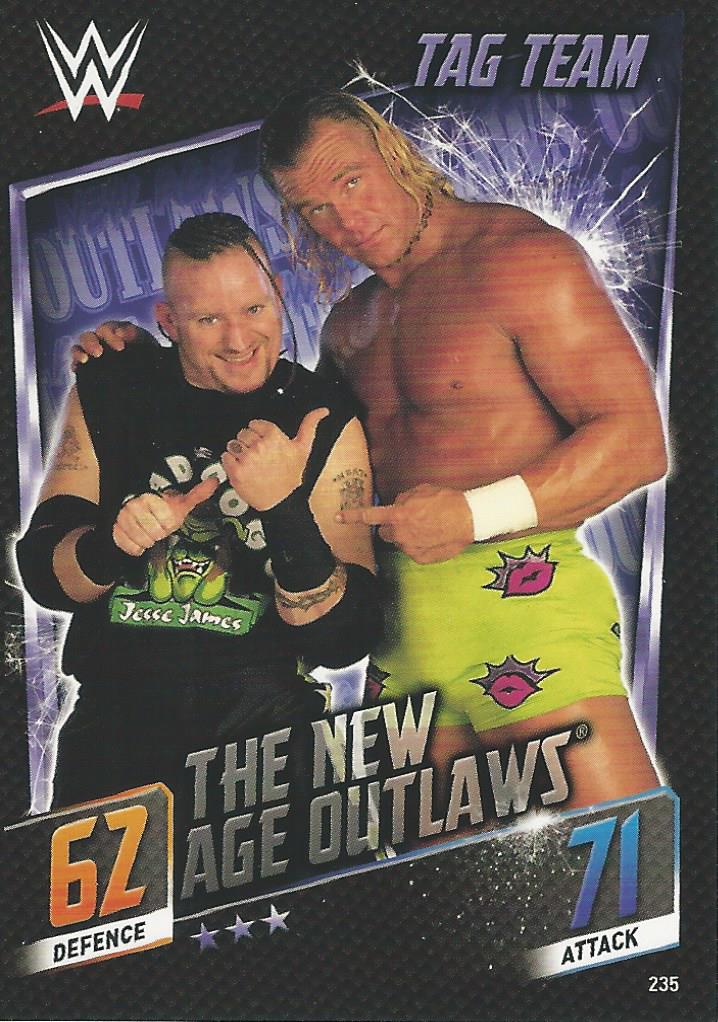 WWE Topps Slam Attax 2015 Then Now Forever The New Age Outlaws #235