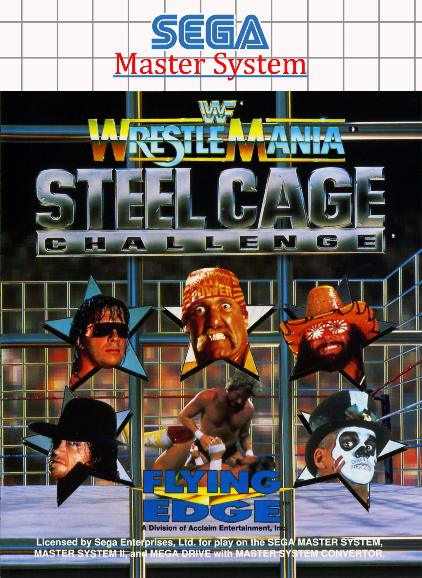WWF WrestleMania Steel Cage Challenge [Sega Master System] PWcatalog