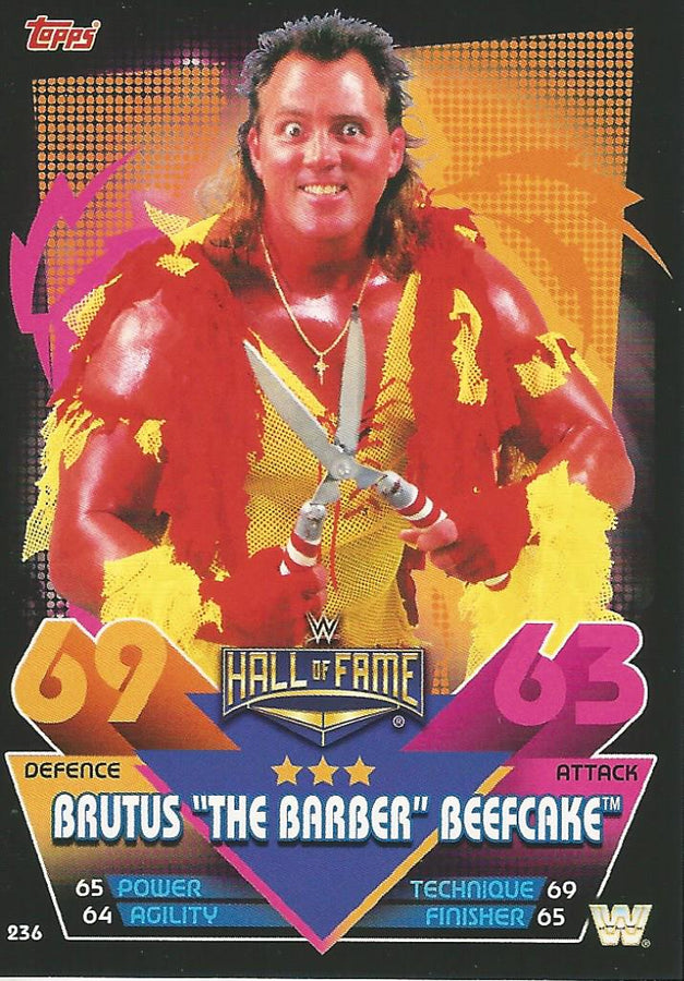 WWE Topps Slam Attax Reloaded 2020 Brutus The Barber Beefcake #236