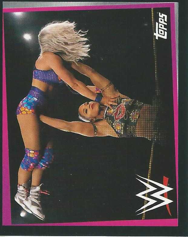 WWE Topps Road to Wrestlemania Stickers 2021 Bianca Belair #236