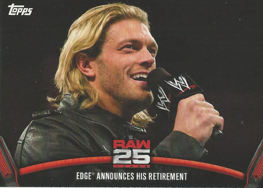 WWE Topps Then Now Forever 2018 Edge Raw-36