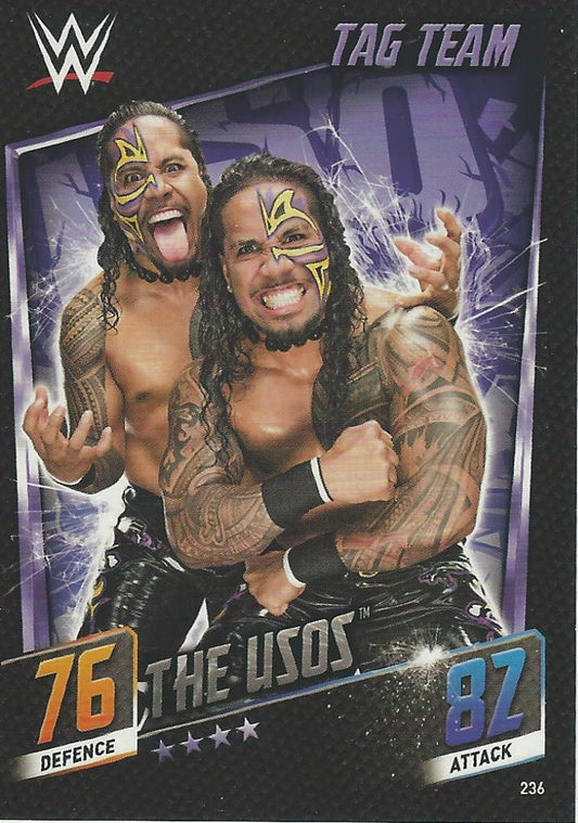 WWE Topps Slam Attax 2015 Then Now Forever The Usos #236