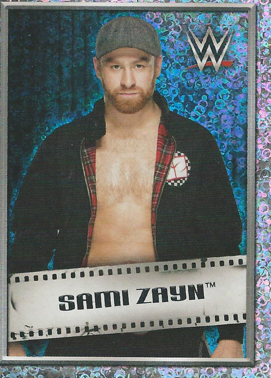WWE Topps 2018 Stickers Sami Zayn Foil #236