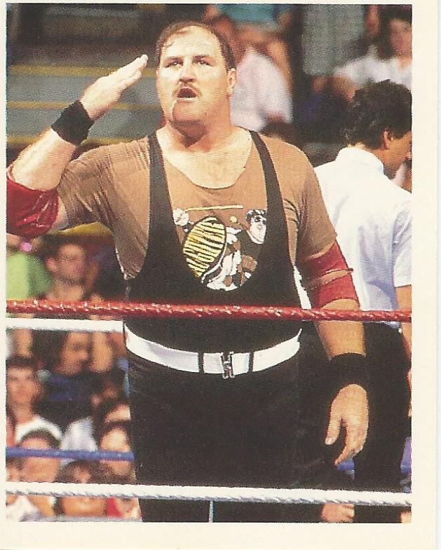 WWF Merlin Stickers 1992 Sgt Slaughter #236