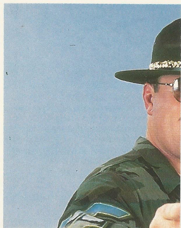 WWF Merlin Stickers 1992 Sgt Slaughter #237