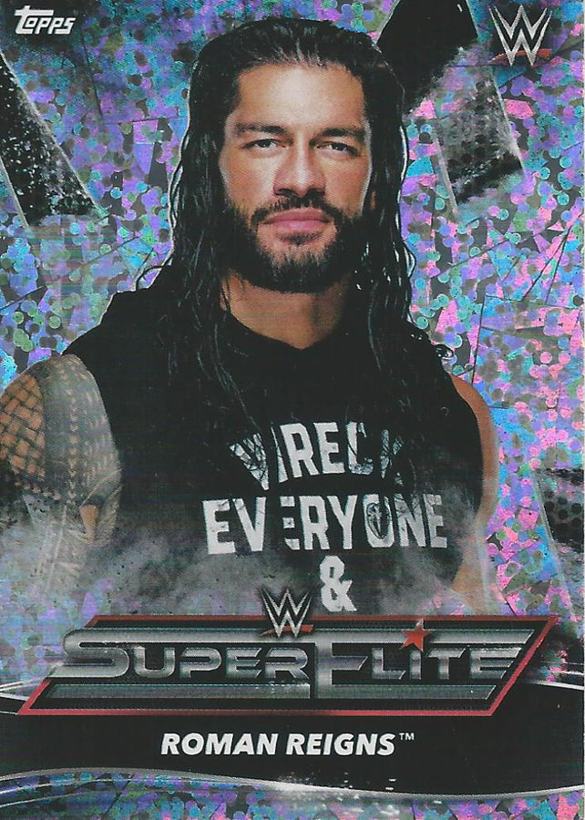 Topps WWE Superstars 2021 Roman Reigns SE12 trading card PW Catalog