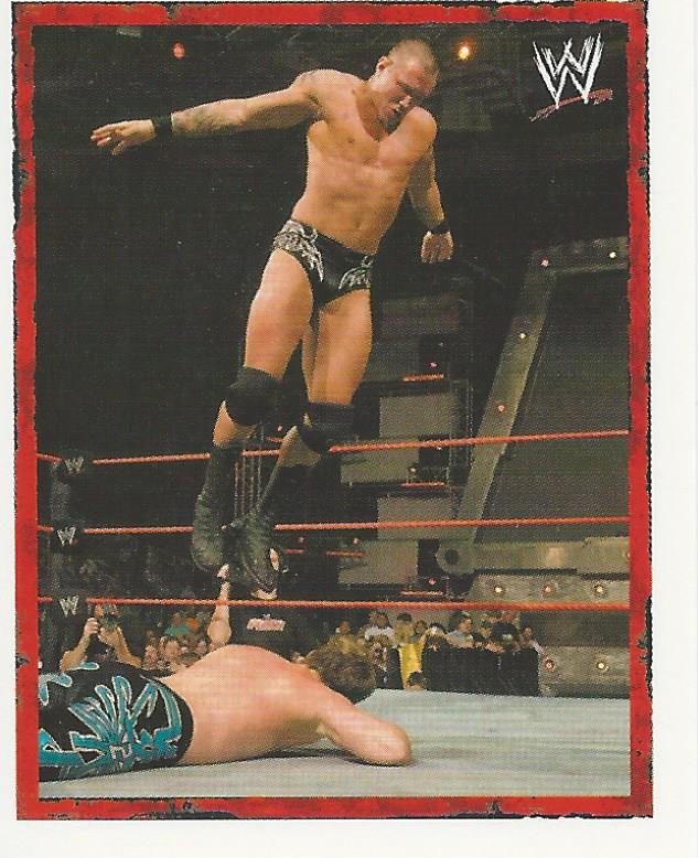 WWE Merlin Heros Stickers 2008 Randy Orton #10