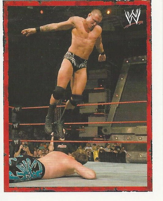 WWE Merlin Heros Stickers 2008 Randy Orton #10
