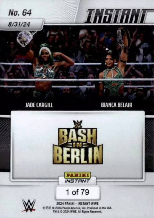 Jade Cargill / Bianca Belair – Jade Cargill and Bianca Belair Win the Women’s TAG Team Championships trading card PW Catalog