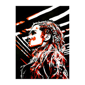 Becky Lynch 2019 11 x 14 Rob Schamberger Art Print Wall art PW Catalog