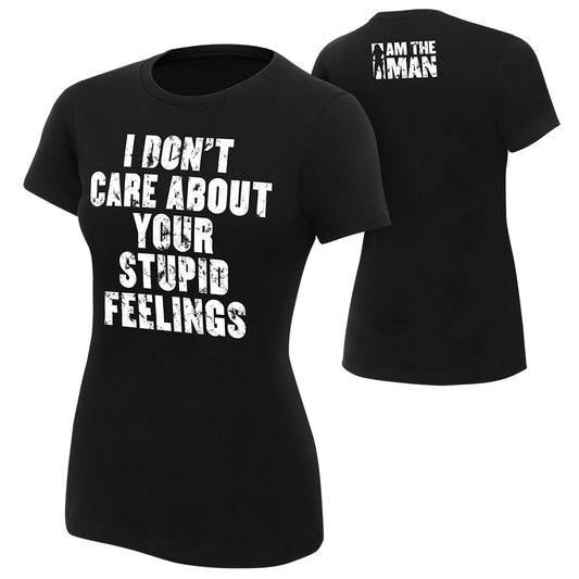 Becky Lynch "I Don't Care About Your Feelings" Women's Authentic T-Shirt T-Shirt PW Catalog