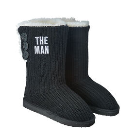 Becky Lynch "The Man" Button Boots