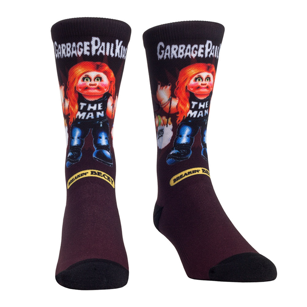 Becky Lynch Garbage Pail Kids Youth Rock 'Em Socks