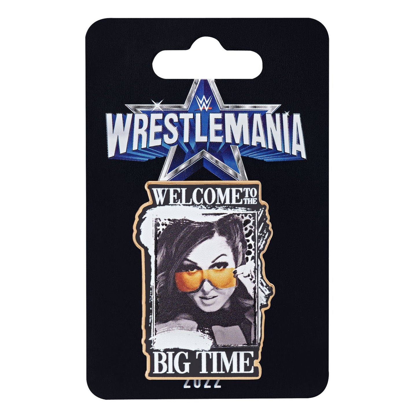 Becky Lynch "Welcome To The Big Time" WrestleMania 38 Logo Pin