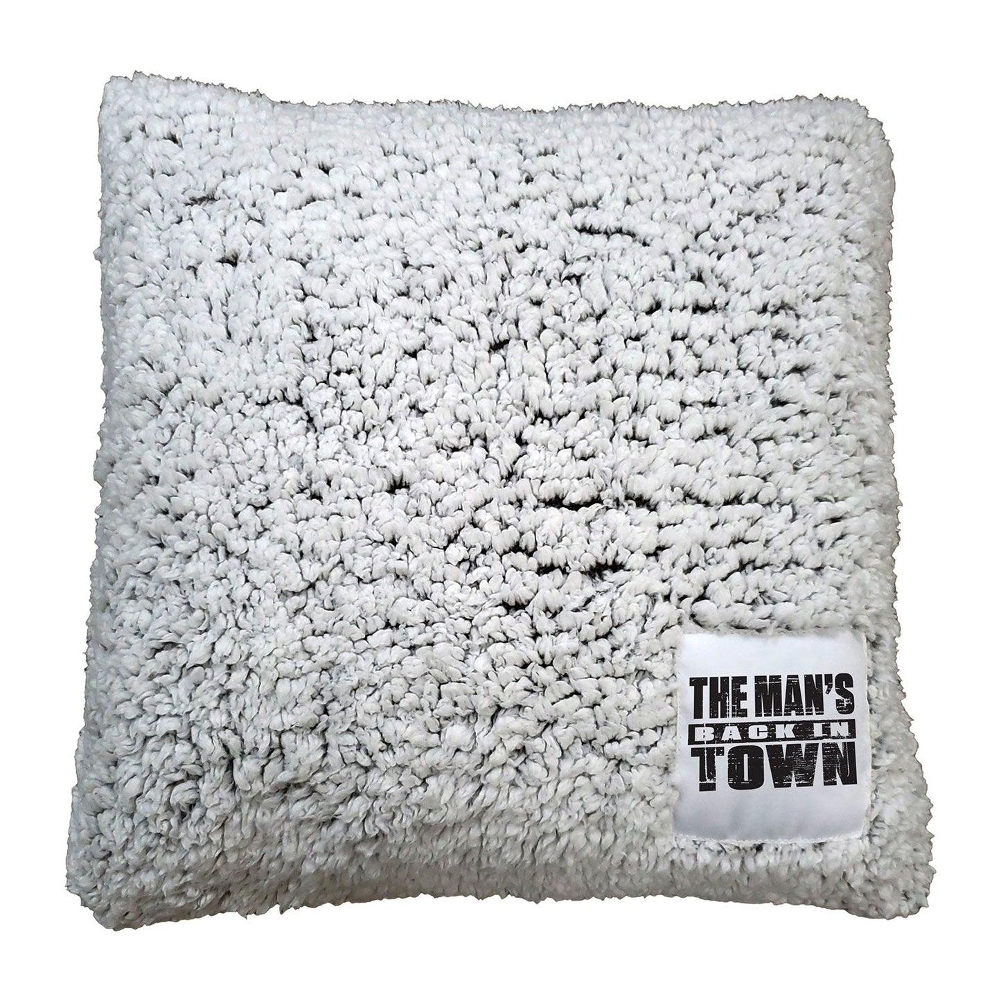 Becky Lynch "The Man's Back in Town" Sherpa Throw Pillow