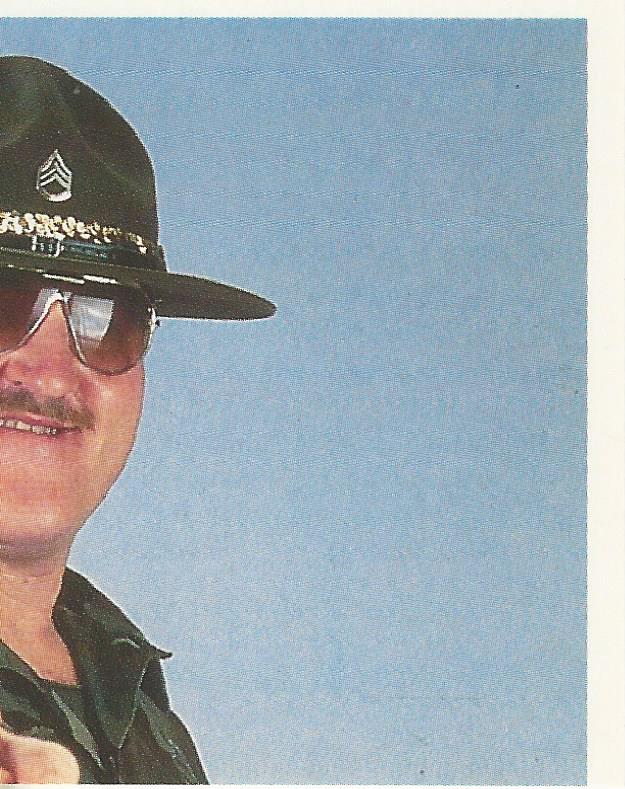 WWF Merlin Stickers 1992 Sgt Slaughter #238