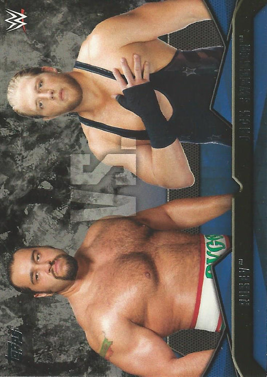 WWE Topps Then Now Forever 2016 Rusev vs Jack Swagger #18
