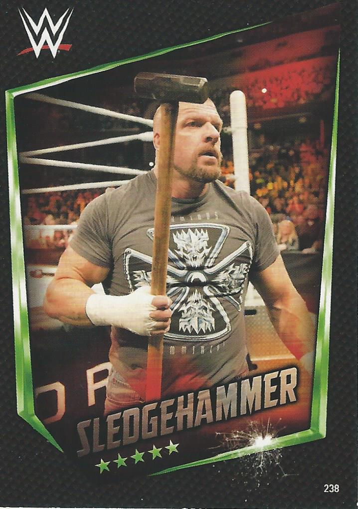 WWE Topps Slam Attax 2015 Then Now Forever Sledgehammer #238