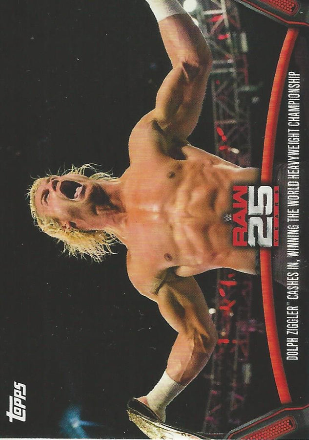 WWE Topps Then Now Forever 2018 Dolph Ziggler Raw-38 trading card PW Catalog