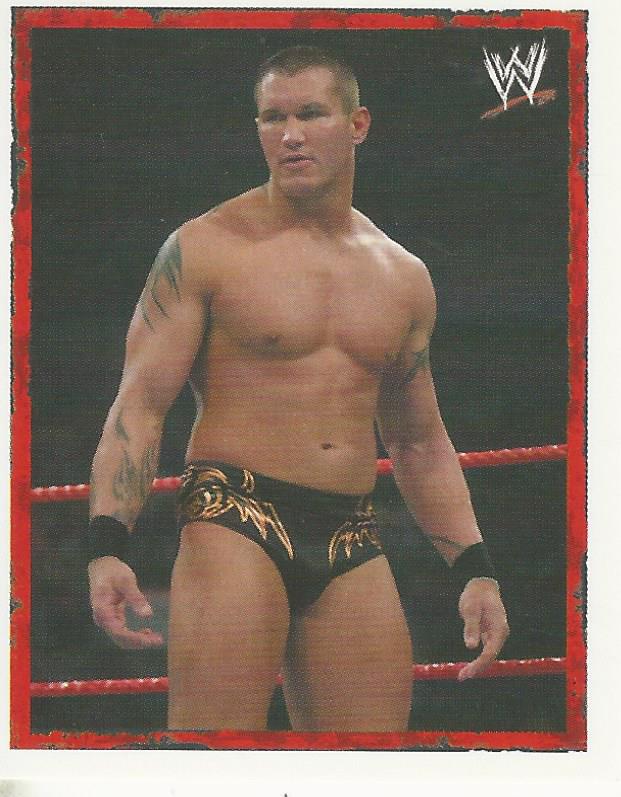 WWE Merlin Heros Stickers 2008 Randy Orton #11