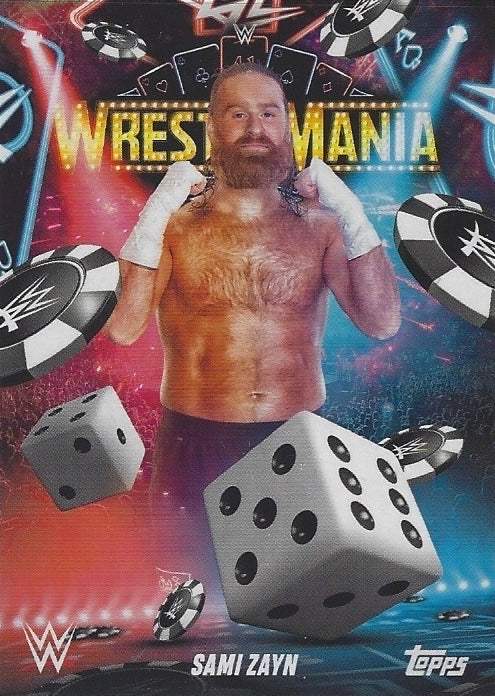 Sami Zayn trading card PW Catalog