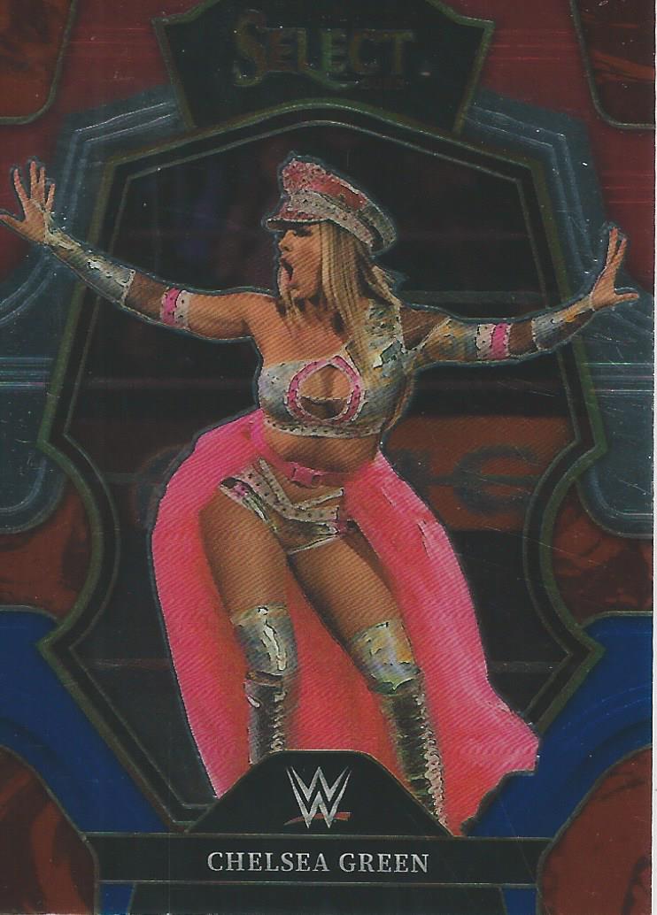 WWE Panini Select 2023 Red/Silver/Blue Chelsea Green #116