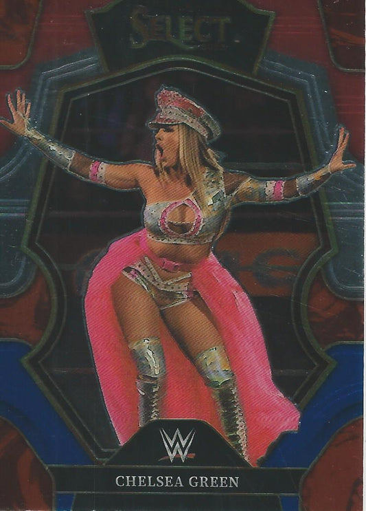 WWE Panini Select 2023 Red/Silver/Blue Chelsea Green #116
