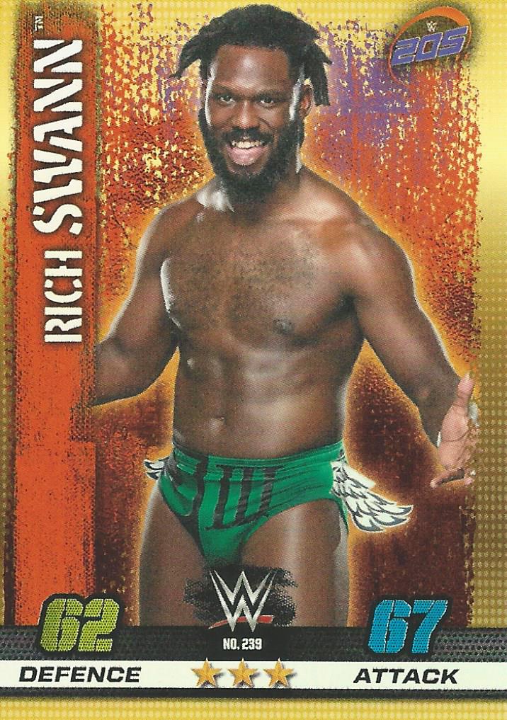 WWE Topps Slam Attax 10th Edition 2017 Rich Swann #239
