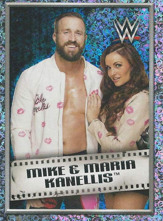 WWE Topps 2018 Stickers Mike and Maria Kanellis Foil #239