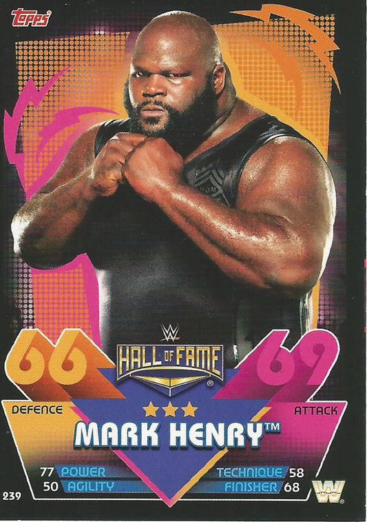 WWE Topps Slam Attax Reloaded 2020 Mark Henry #239