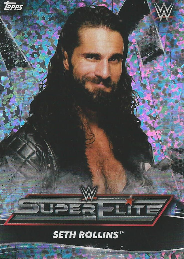 Topps WWE Superstars 2021 Seth Rollins SE14 trading card PW Catalog