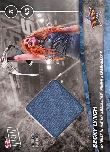 Becky Lynch Returns to Win the Smackdown Women’s Championship trading card PW Catalog