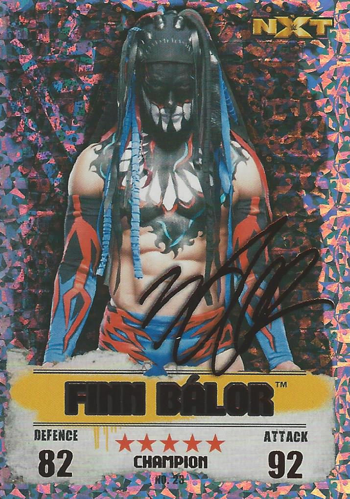 WWE Topps Slam Attax Takeover 2016 Finn Balor Red Champion #23