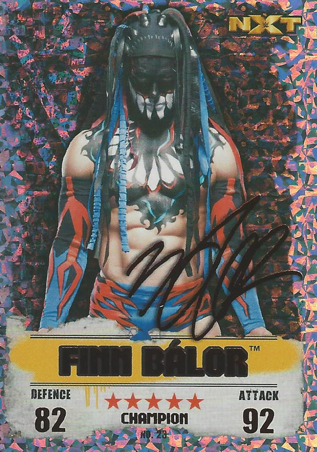 WWE Topps Slam Attax Takeover 2016 Finn Balor Red Champion #23