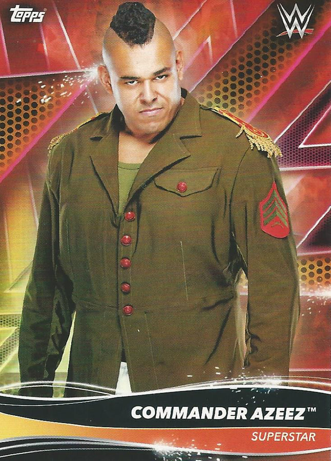Topps WWE Superstars 2021 Commander Azeez #23